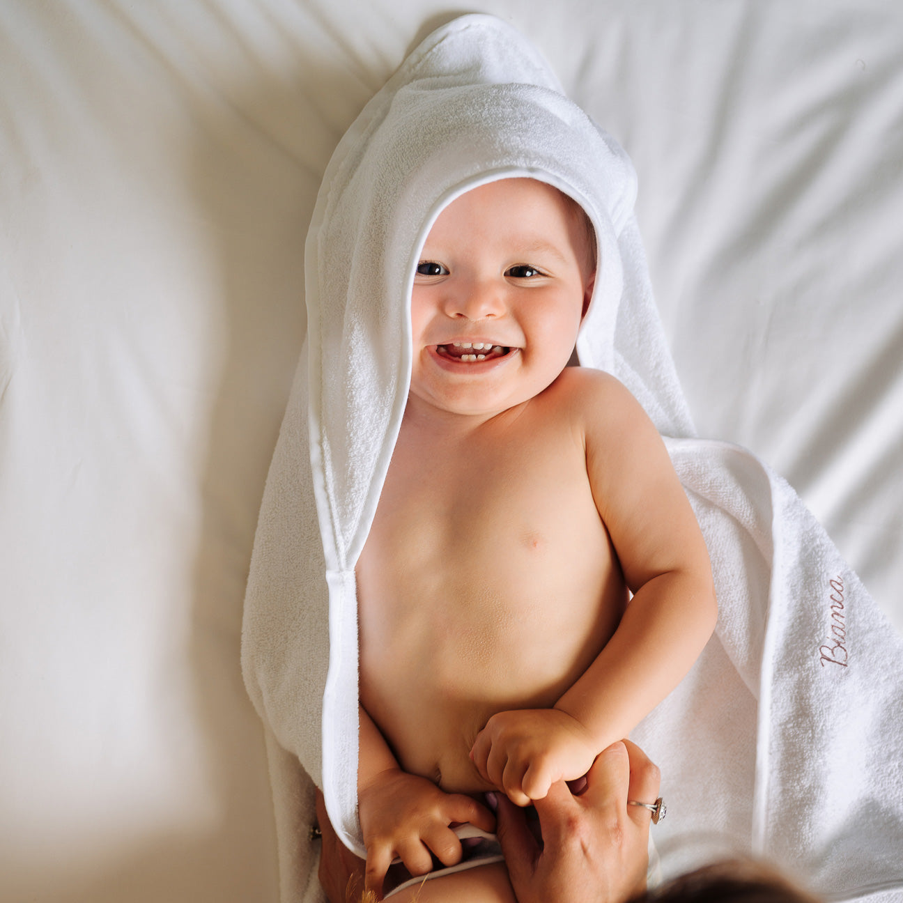 Cape de bain
- Taille unique (0–2 ans)- Blanc- Coton classique - Dalfilo