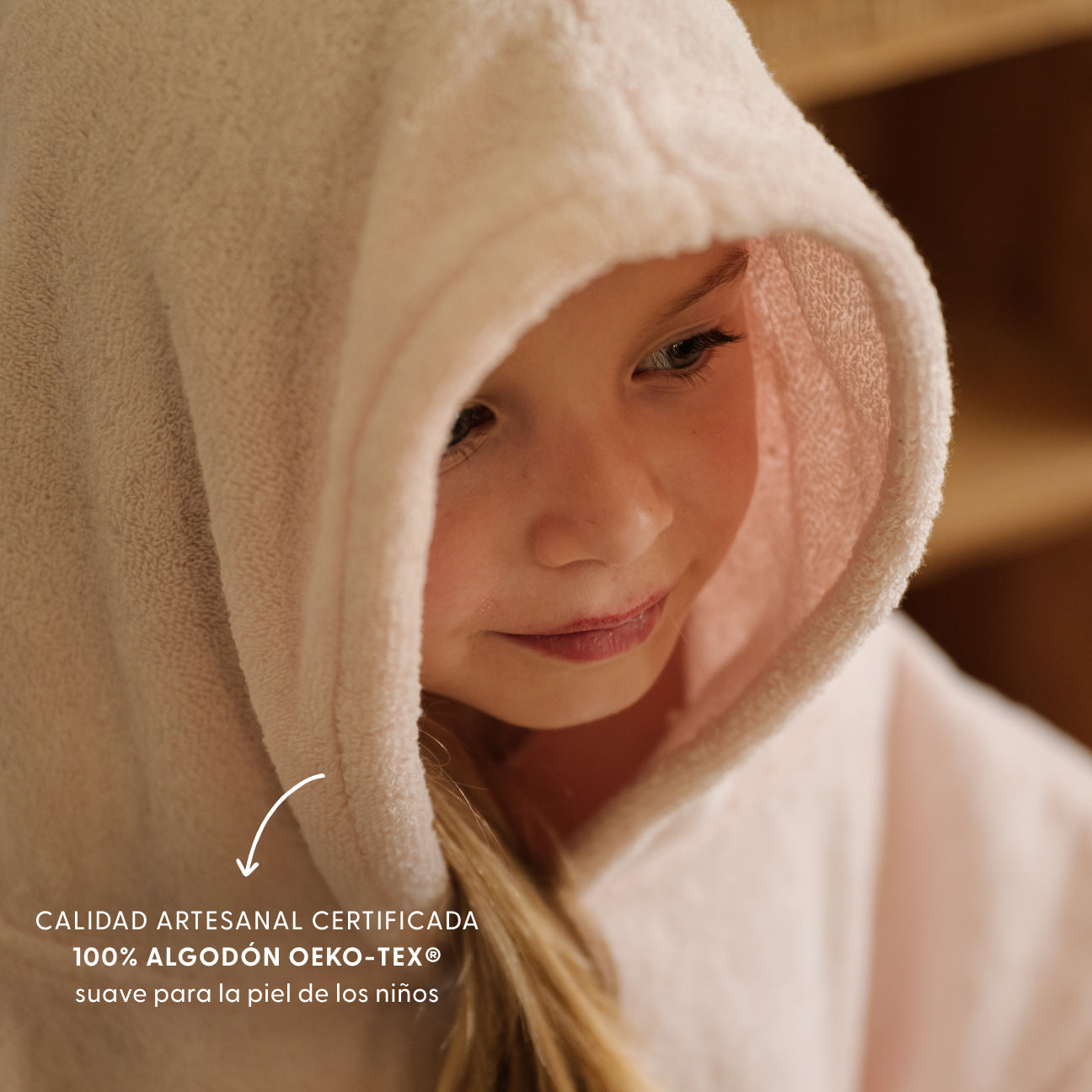 Poncho de bain pour enfant
- Taille unique (2-4 ans)- Rose Cerizier- Coton classique - Dalfilo